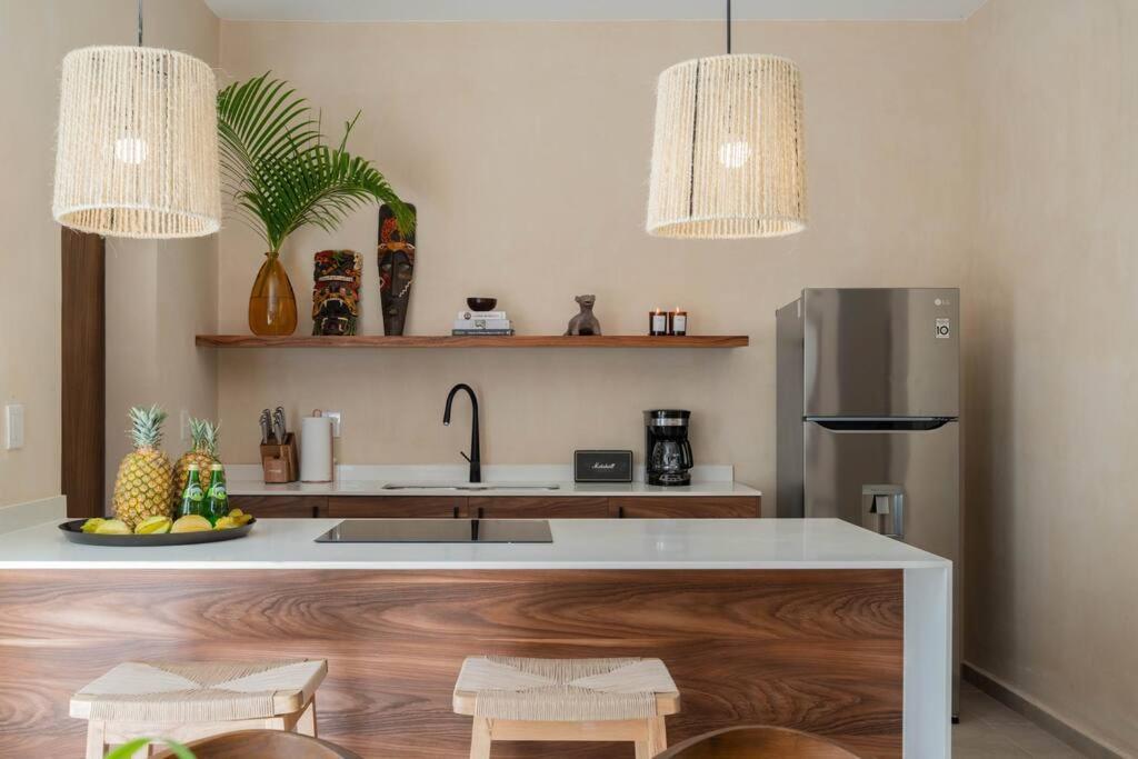 Lujoso Departamento Boho-Chic Con Alberca Privada Leilighet Tulum Eksteriør bilde