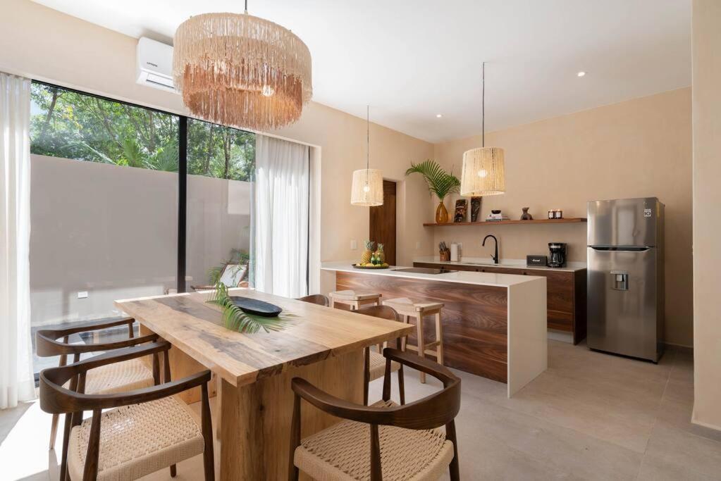 Lujoso Departamento Boho-Chic Con Alberca Privada Leilighet Tulum Eksteriør bilde