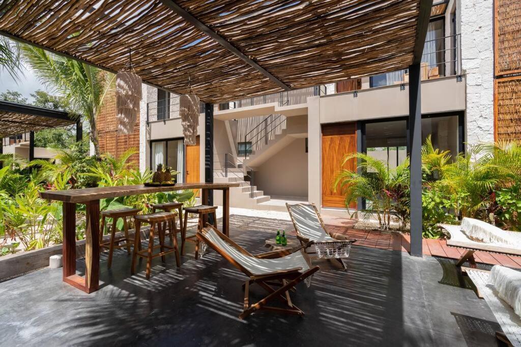Lujoso Departamento Boho-Chic Con Alberca Privada Leilighet Tulum Eksteriør bilde