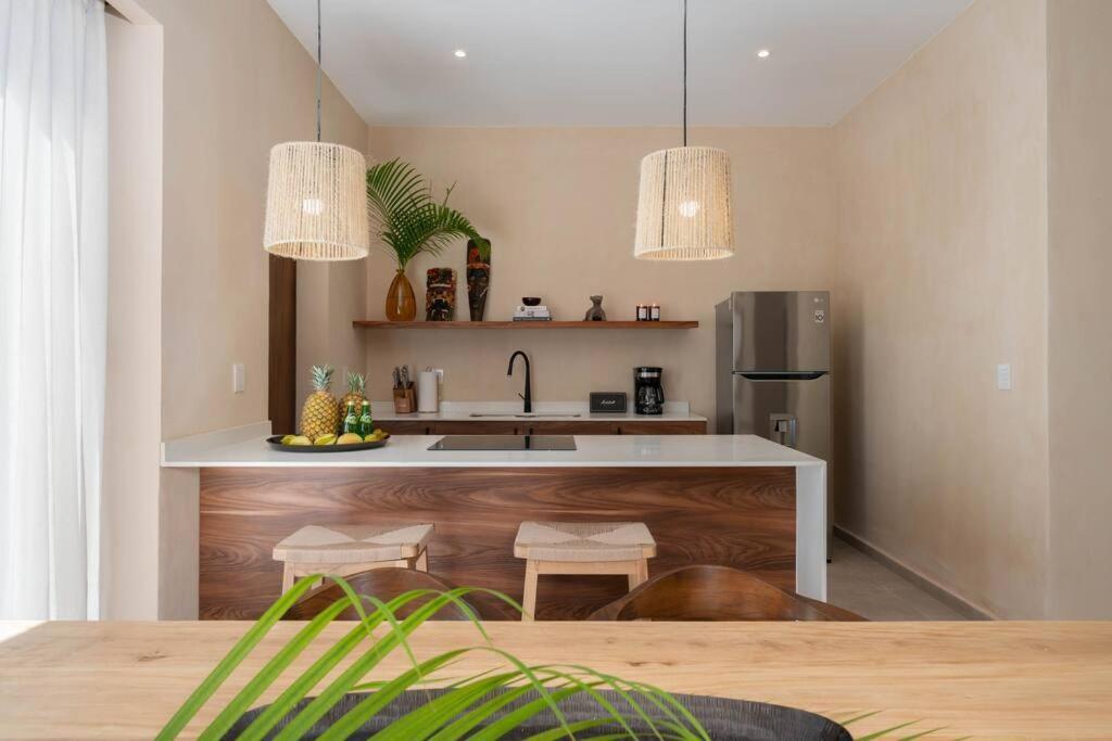 Lujoso Departamento Boho-Chic Con Alberca Privada Leilighet Tulum Eksteriør bilde