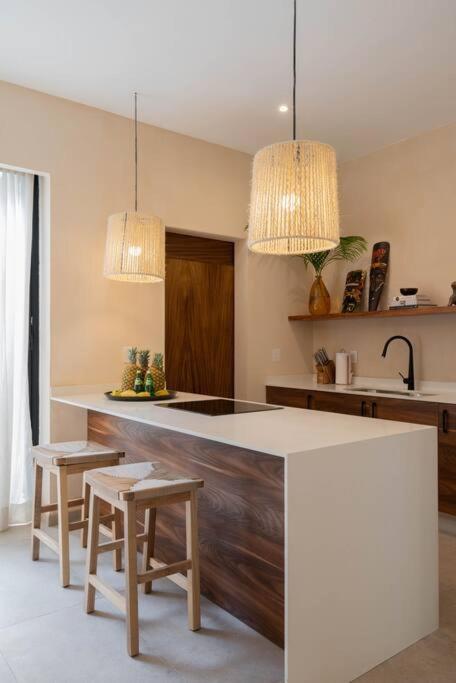 Lujoso Departamento Boho-Chic Con Alberca Privada Leilighet Tulum Eksteriør bilde